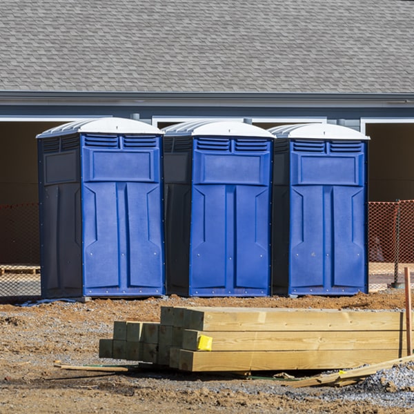 are there any restrictions on where i can place the porta potties during my rental period in Bismarck